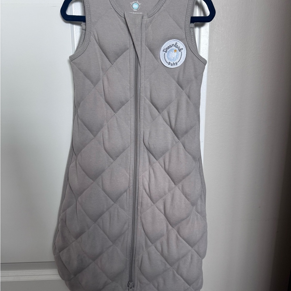 Quilted Gray Sleep Sack for Kids